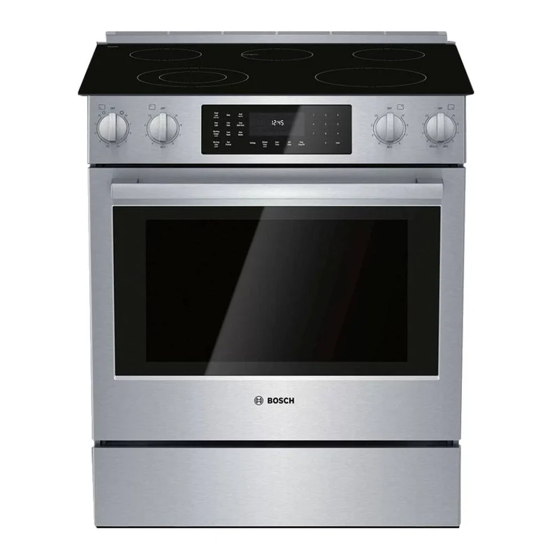 Cuisinière électrique encastrable 30 po, 4,6 pi³ Inox avec Convection Pro et Tiroir-réchaud intégré - Série 800