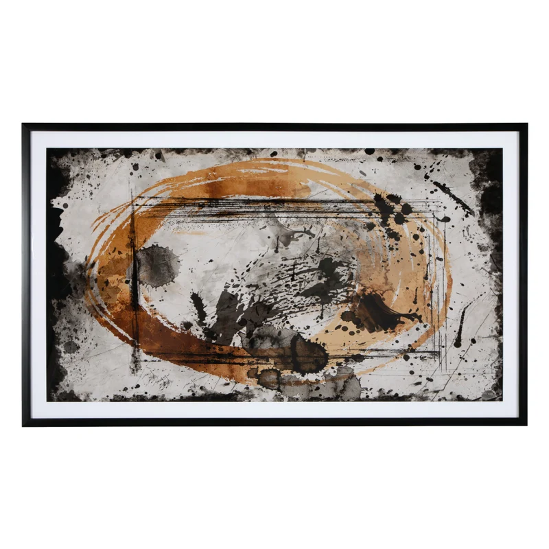 Toile 63 x 37 po avec un cadre noir - Clefting