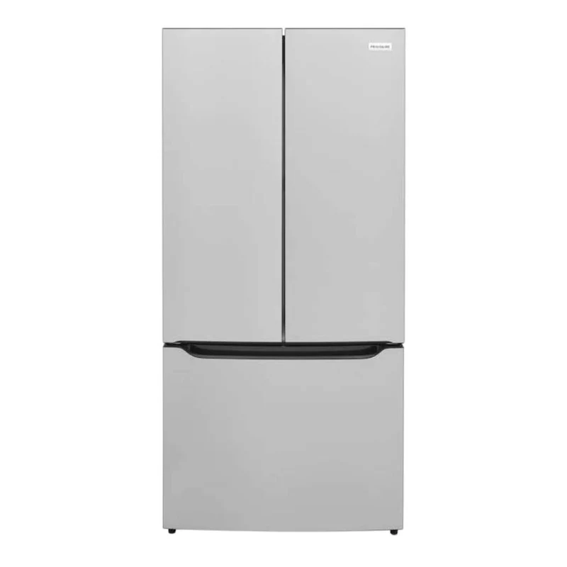 Réfrigérateur à portes françaises, profondeur comptoir 33 po, 19,6 pi³ Inox avec Distributeur d'eau interne et Machine à glaçons