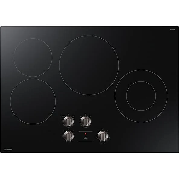Samsung Table de Cuisson Électrique Encastrée de 30 Pouces avec Commandes à Boutons NZ30FG5332RKAA