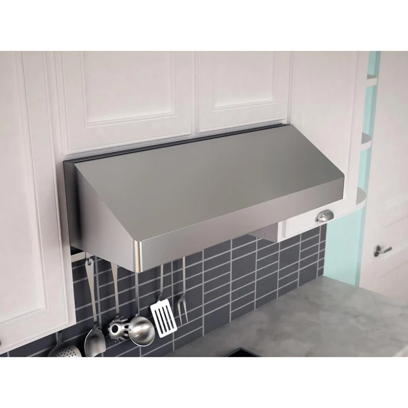 Zephyr Hotte de cuisinière sous cabinet Gust de 30 po avec 290 CFM AK7100BS290-BF