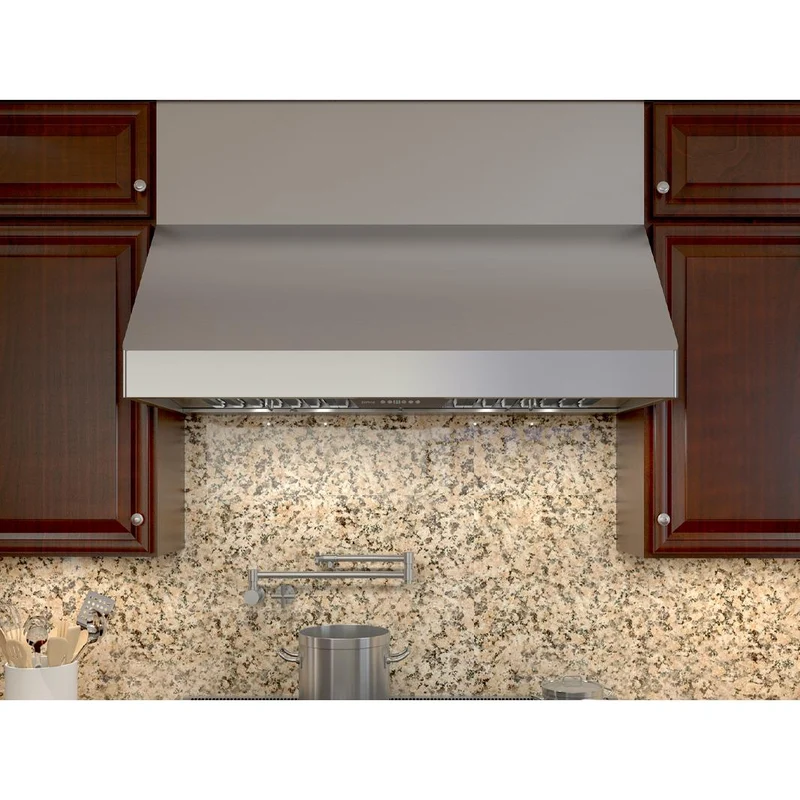 Zephyr Hotte de cuisinière sous cabinet Tempest II de 54 po AK7554CS