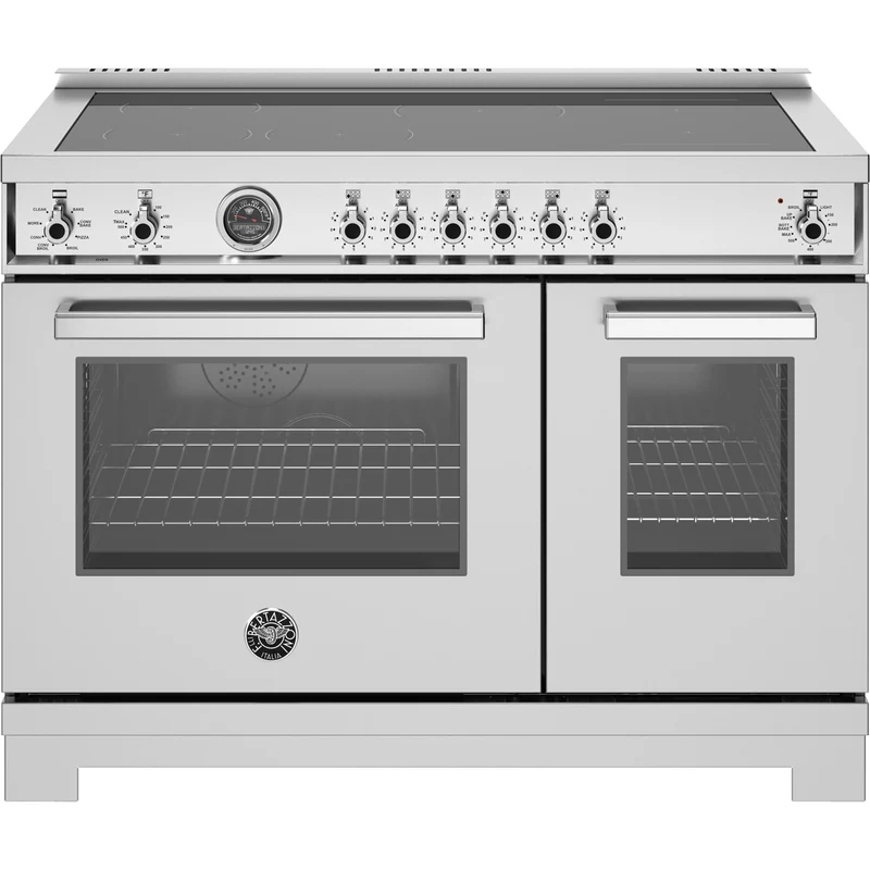 Bertazzoni Cuisinière amovible à induction de 48 pouces PRO486IGFEPXT