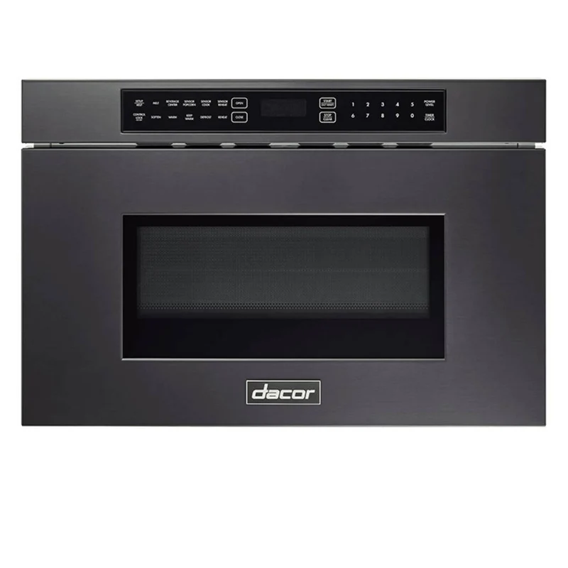 Micro-ondes encastrable, 1,2 pi³, 950W, acier inoxydable noir