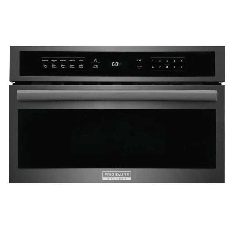 Micro-ondes encastrable, capacité 1,6 pi³, 950W, acier inoxydable noir