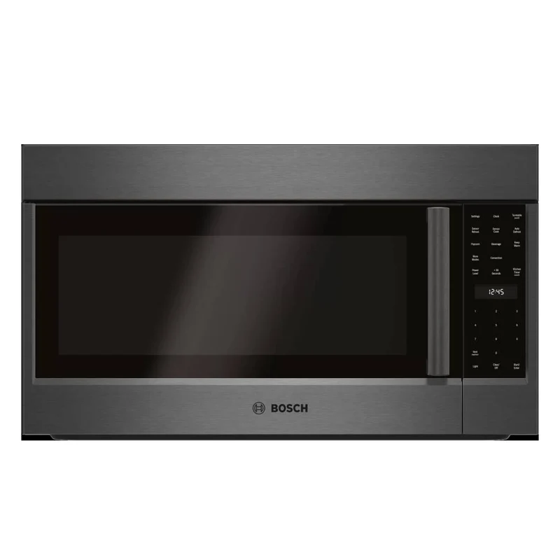 Micro-ondes à hotte intégrée 30 po, 1,8 pi³ Inox noir avec Convection - Série 800