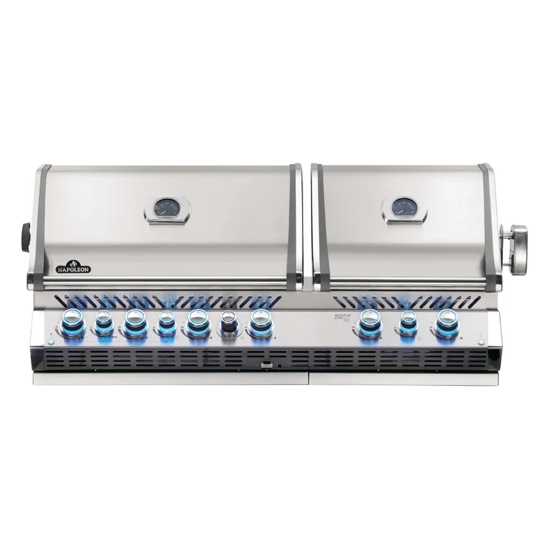 Barbecue au gaz naturel à double tête encastrable 106 000 BTU - Prestige® PRO 825 RBI