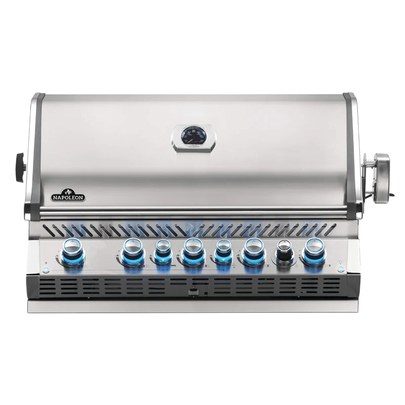 Barbecue au gaz naturel encastrable 86 000 BTU - Prestige® PRO 665 RB