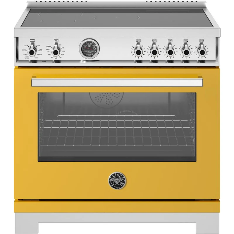 Bertazzoni Cuisinière amovible à induction de 36 pouces PRO365ICFEPGIT