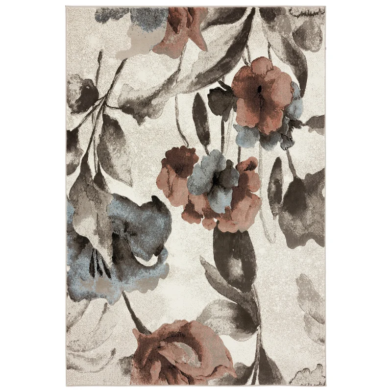 Tapis 5 pi x 8 pi - Flamingo