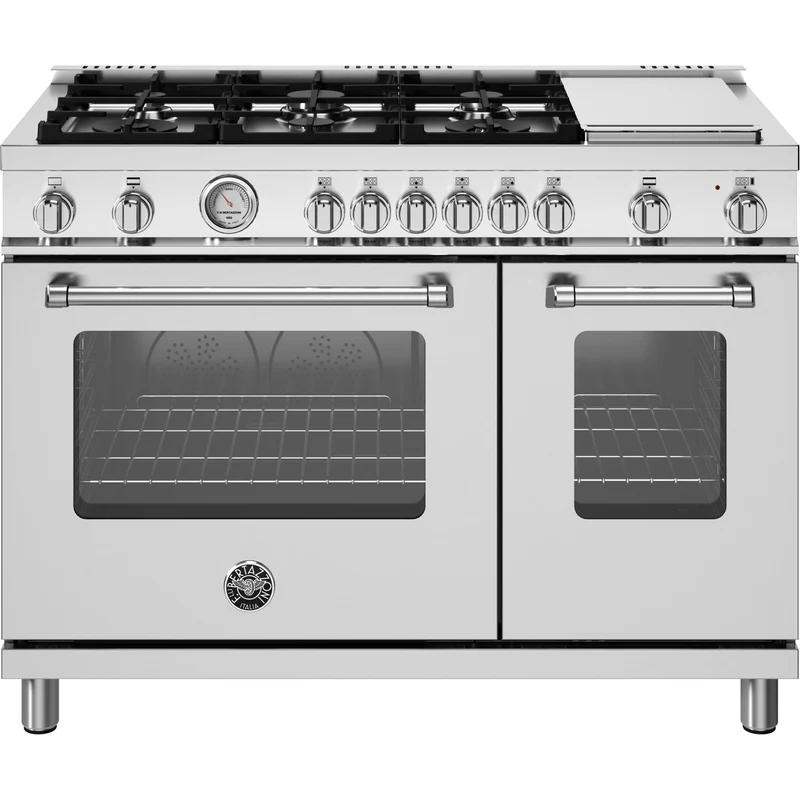Bertazzoni Cuisinière amovible à gaz de 48 pouces MAS486GGASXVLP