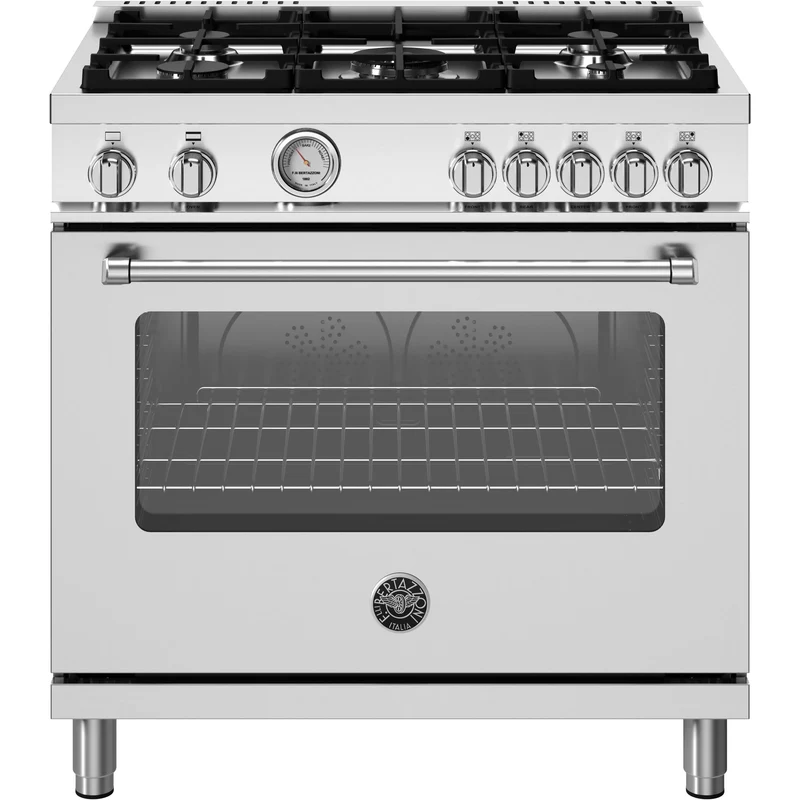 Bertazzoni Cuisinière amovible à gaz de 36 pouces MAS365GASXVLP