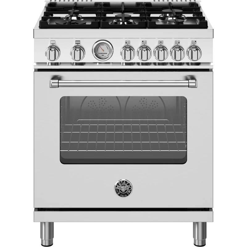 Bertazzoni Cuisinière amovible à gaz de 30 pouces MAS305GASXVLP