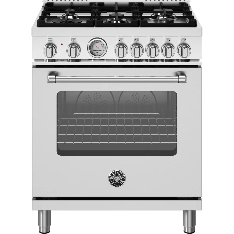 Bertazzoni Cuisinière amovible à biénergie de 30 pouces MAS305DFMXV