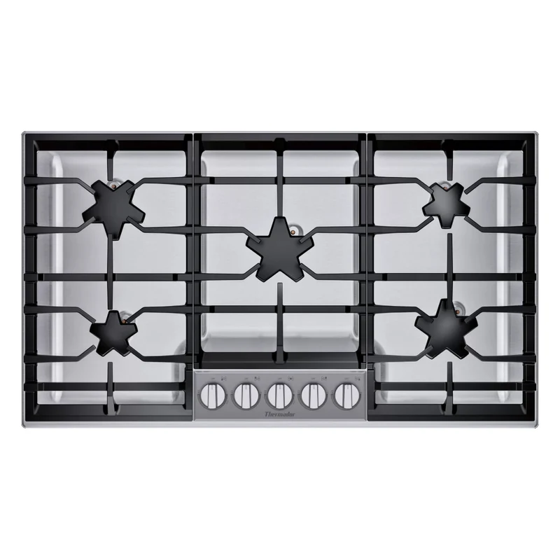 Plaque de cuisson au gaz 36 po. avec 5 brûleurs