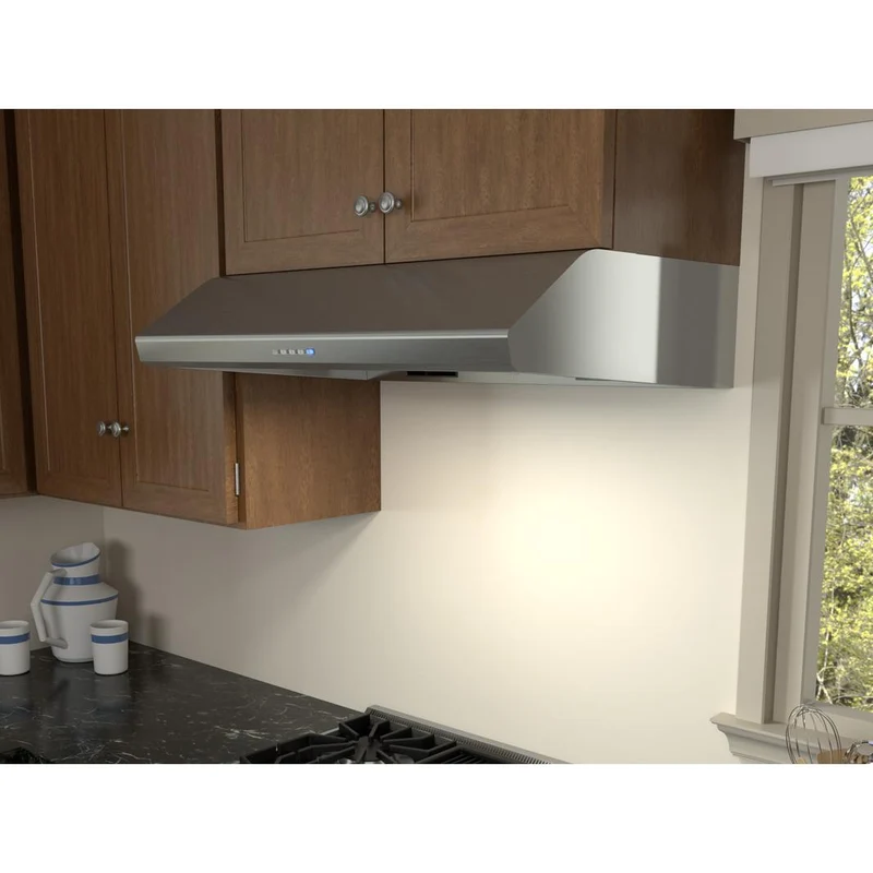 Zephyr Hotte de cuisinère sous le cabinet série Hurricane de 30 po. AK2500CS