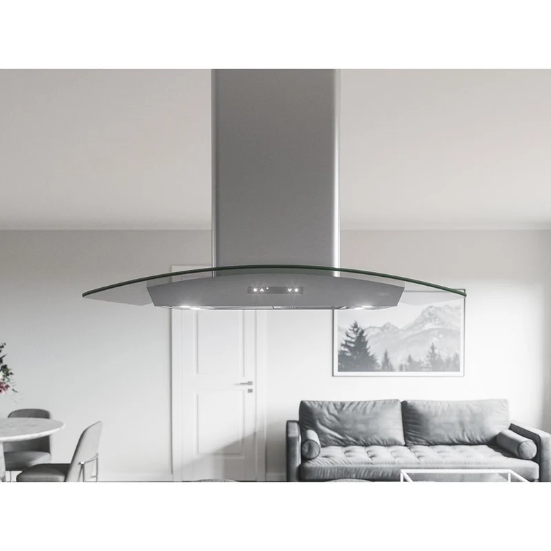 Zephyr Hotte îlot série Milano de 36 po. ZML-M90CG