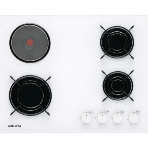 Table de cuisson verre mixte 60 cm Glem GV647WH