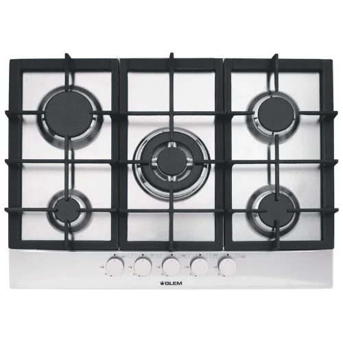 Table de cuisson gaz 70cm Glem GT755HIX