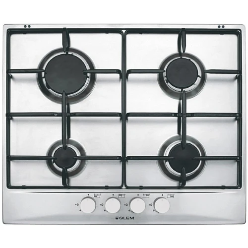 Table de cuisson gaz Glem GT64IX