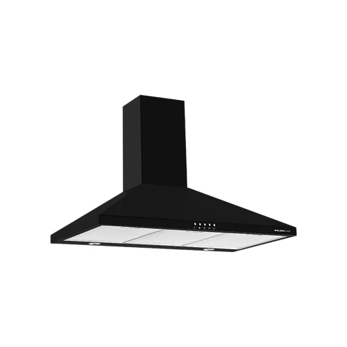 Hotte murale décorative noire 90cm Glem GHP94BK