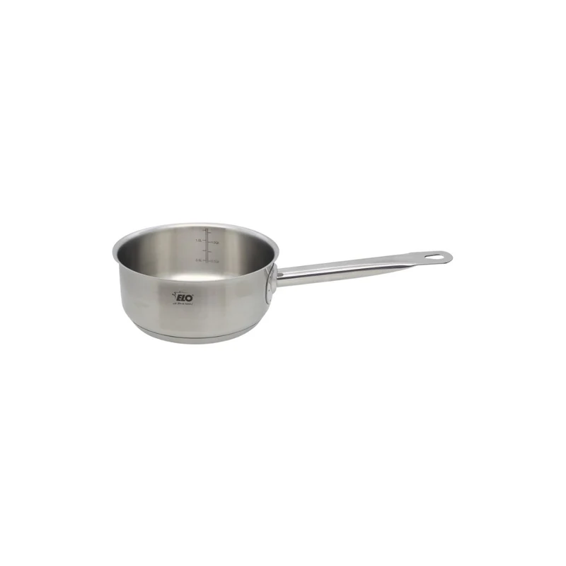 Casserole en inox 16 cm d'1 litre Elo Profi Cuisine