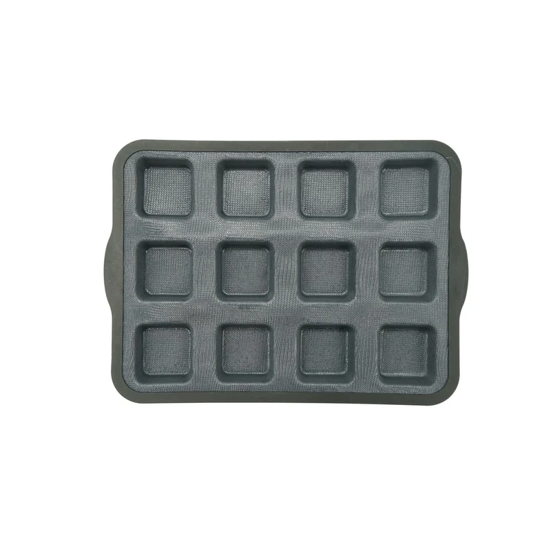 Moule à gâteaux 12 carrés en silicone fibre de verre Zenker