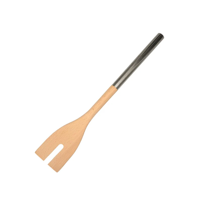 Fourchette à salade verte en bois 34 cm Fackelmann Boissellerie