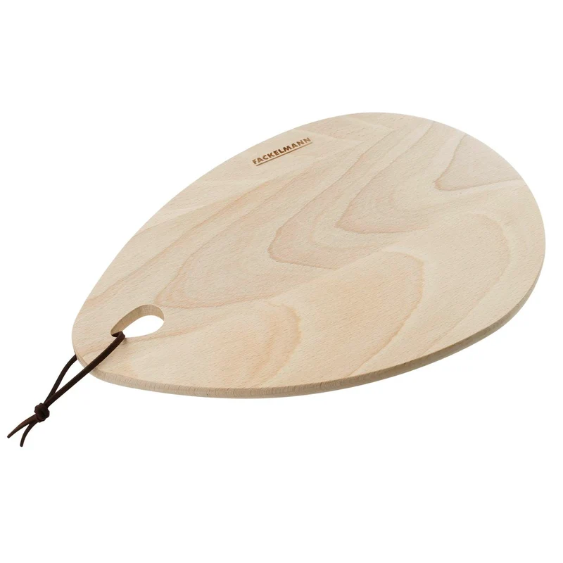 Planche à découper ovale en bois FSC 19 x 28 cm Fackelmann Nature