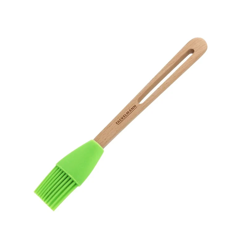 Pinceau de cuisine et de pâtisserie 26 cm en poils silicone Fackelmann Nature