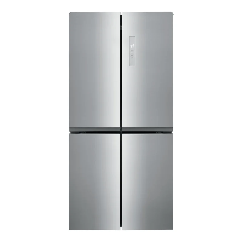 Réfrigérateur à porte française profondeur de comptoir 33 po, 17,4 pi³, 4 portes Inox