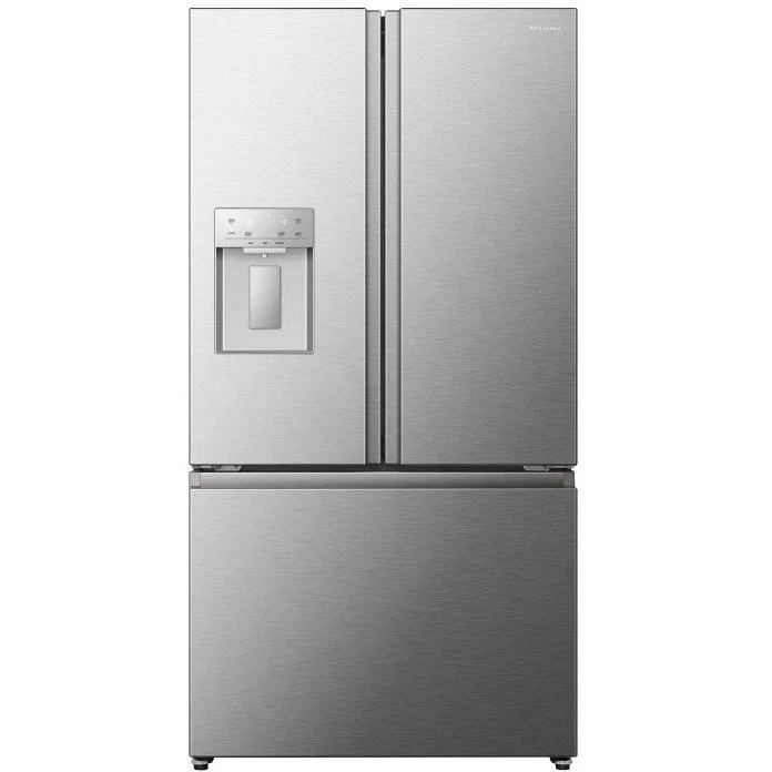 Hisense Réfrigérateur à profondeur de comptoir trois portes avec porte à deux battants avec système distributeur d'eau RF225C3CSEI