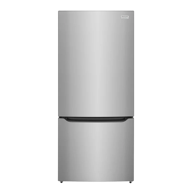 Réfrigérateur congélateur inférieur 30 po, 20,3 pi³ Inox