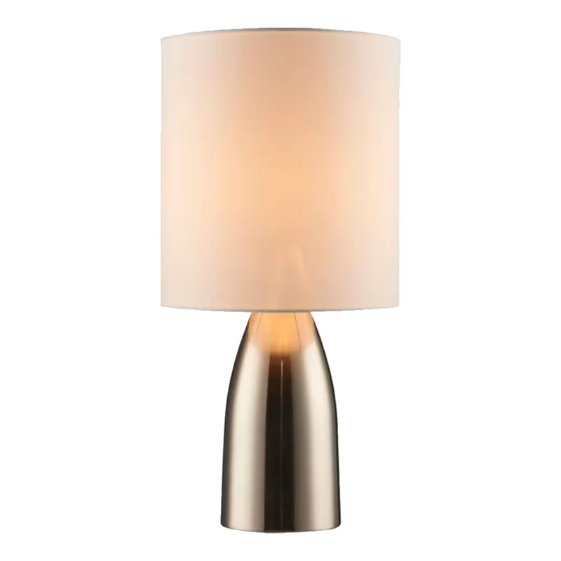Lampe de table métal au fini acier brossé 18 po. - Ashley