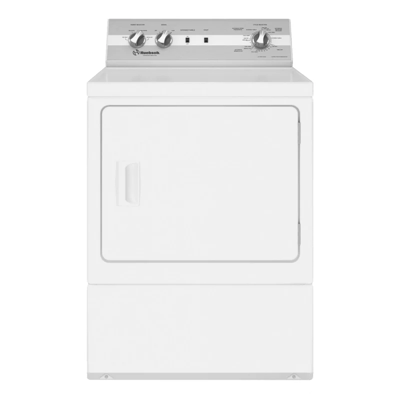 Sécheuse électrique commerciale 27 po, 7,0 pi³ Blanc avec Ventilateur haute performance - DC5