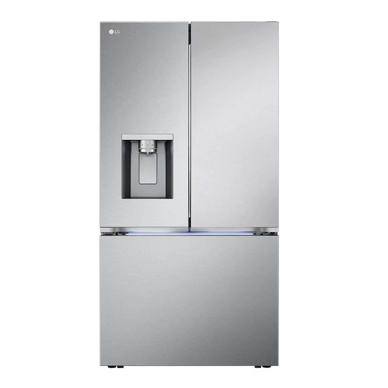 Réfrigérateur porte française à profondeur de comptoir 36 po, 26 pi³ Inox avec Wi-Fi et distributeur d'eau