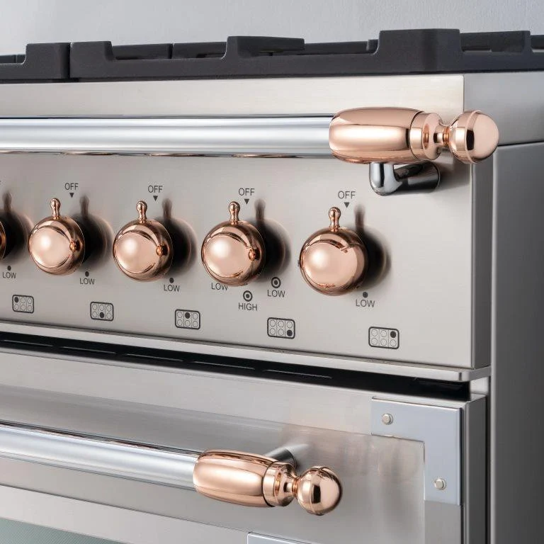 Bertazzoni Ensemble décoratif en cuivre pour la cuisinière et la hotte DSHERTKHPC