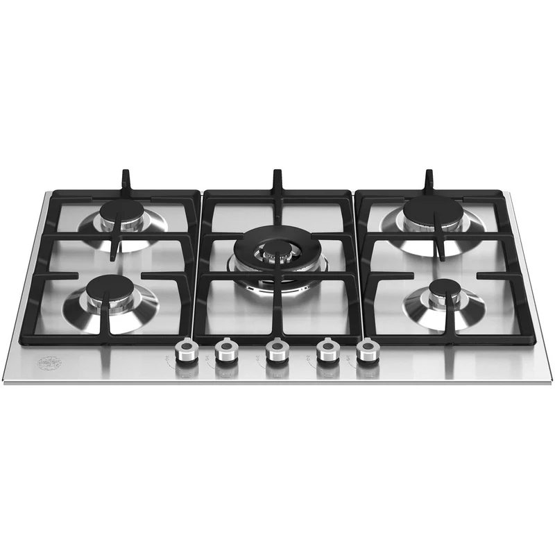 Bertazzoni Table de cuisson encastrée à gaz de 30 po. avec 5 brûleurs PROF305CTXV
