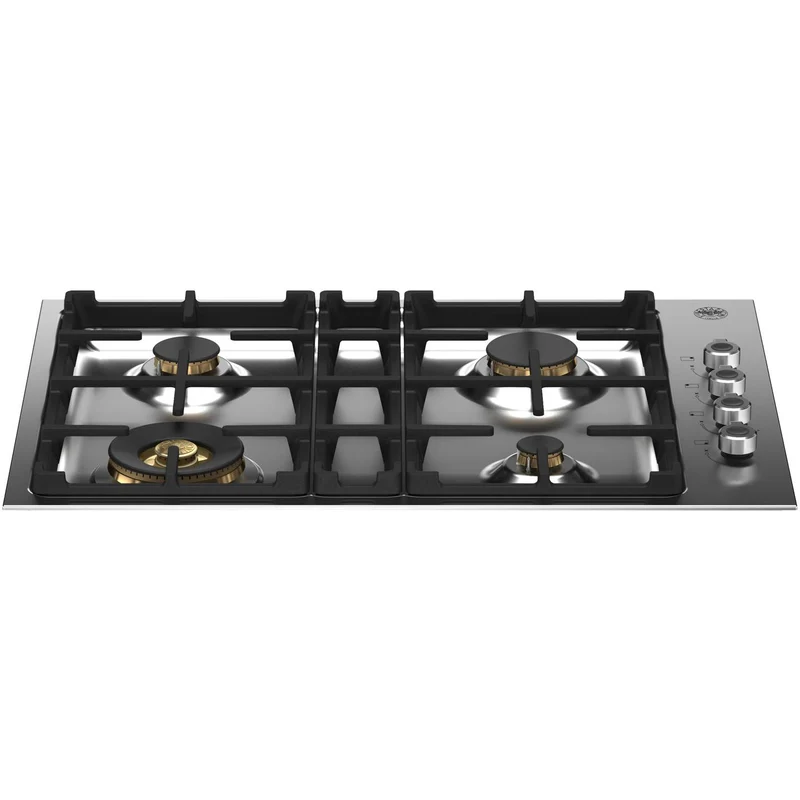 Bertazzoni Table de cuisson encastrée à gaz de 30 po. avec 4 brûleurs PROF304QBXT