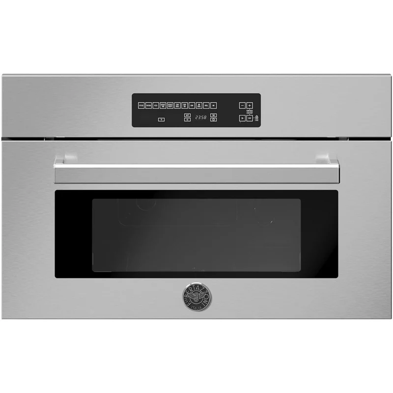 Bertazzoni Four mural simple à cuisson rapide encastré de 30 po., 1,34 pi.cu. avec technologie convection PROF30SOEX