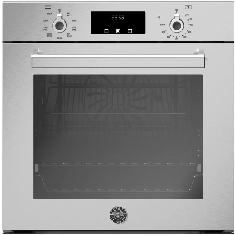 Bertazzoni Four mural encastré simple de 24 po., 2,7 pi.cu. avec technologie convection PROF24FSEXV