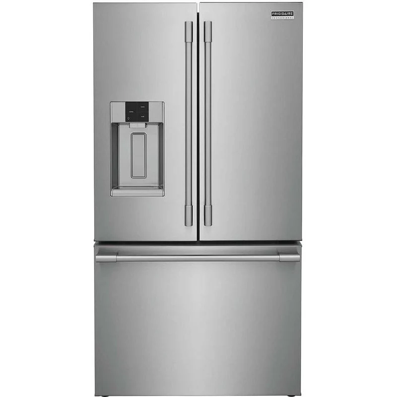Frigidaire Professional Réfrigérateur trois portes avec porte à deux battants de 36 po., 27.8 pi.cu. avec distributeur d'eau et de glaçons PRFS2883AF