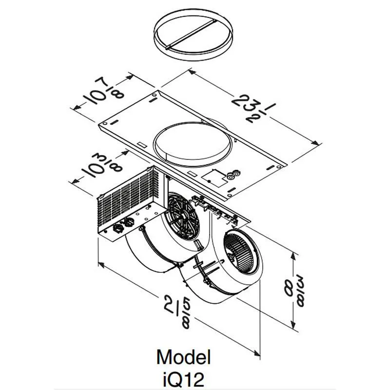 Best Moteur à hotte interne de 1200 PCM IQ12