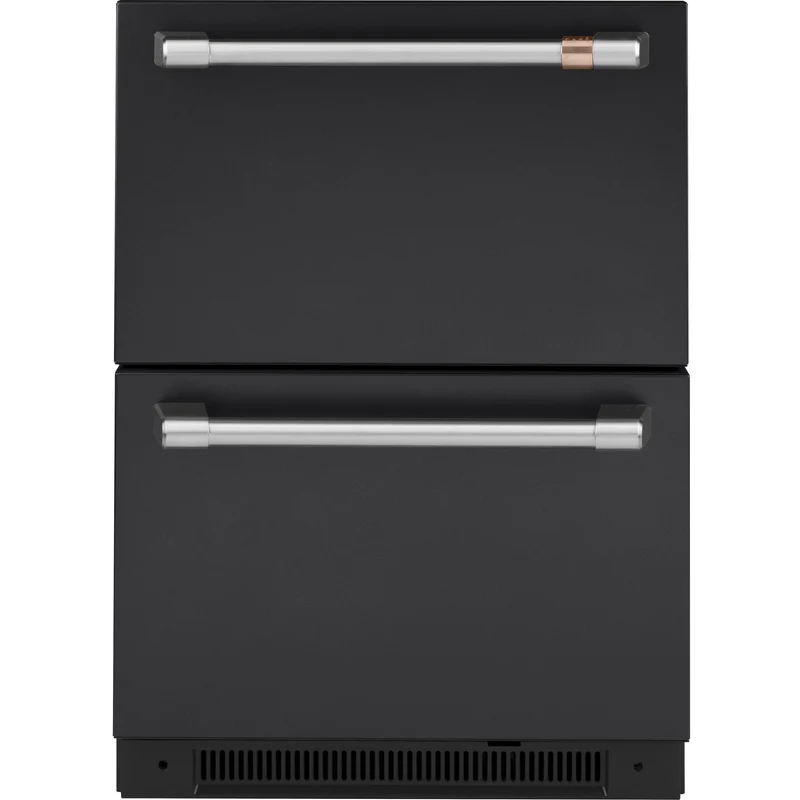 Café Réfrigérateur à double tiroirs de 24 po, 5,7 pi cu CDE06RP3ND1