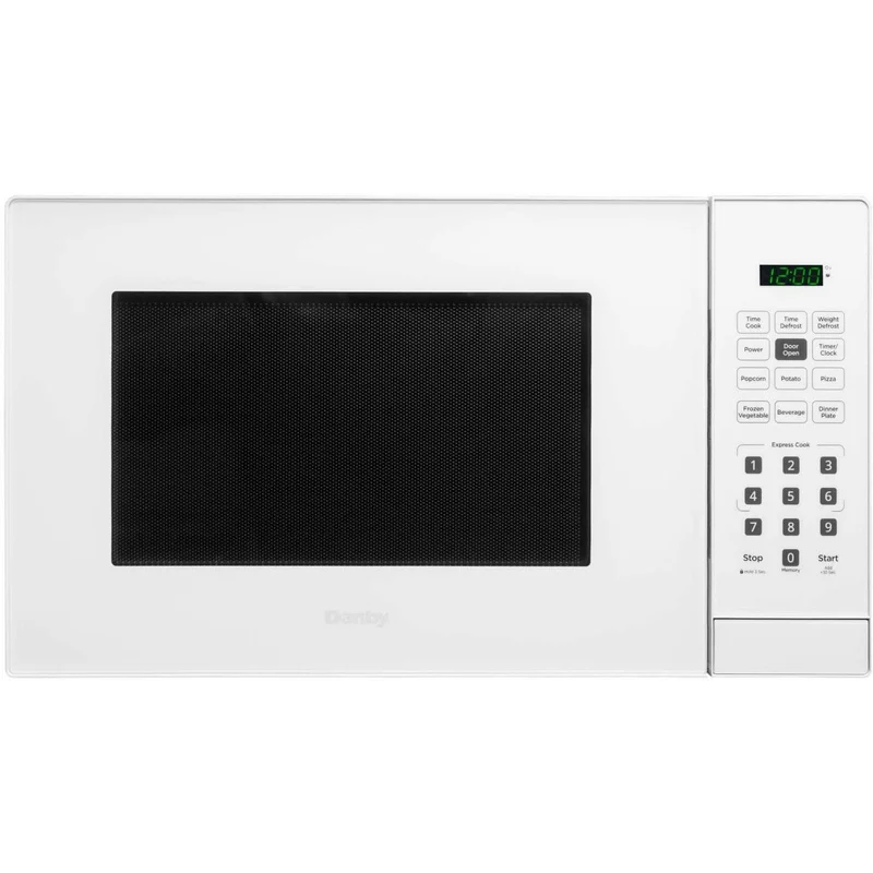 Danby Four à micro-ondes de comptoir de 20 pouces, 1.1 pi. cu. avec 6 options pratiques de cuisson automatique DBMW1121BWW
