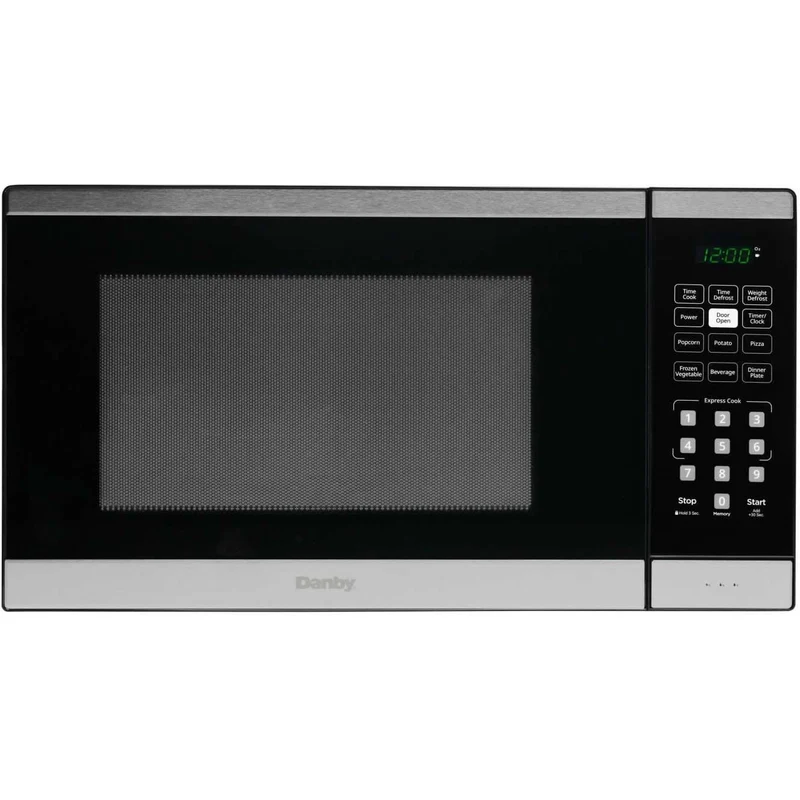 Danby Four à micro-ondes de comptoir de 19 po, 0.9 pi.cu. avec 6 options pratiques de cuisson automatique DBMW0925BBS