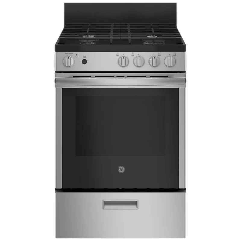 GE Cuisinière amovible à gaz de 24 po JCGAS640RMSS