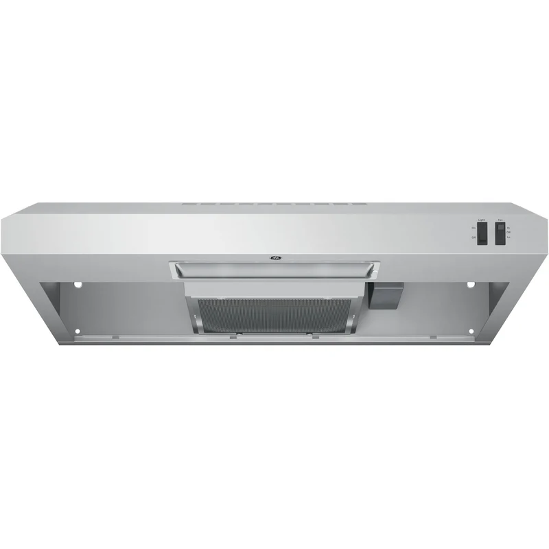 GE Hotte de cuisinière sous le cabinet de 30 po avec 2 vitesses JVX3300SJSSC