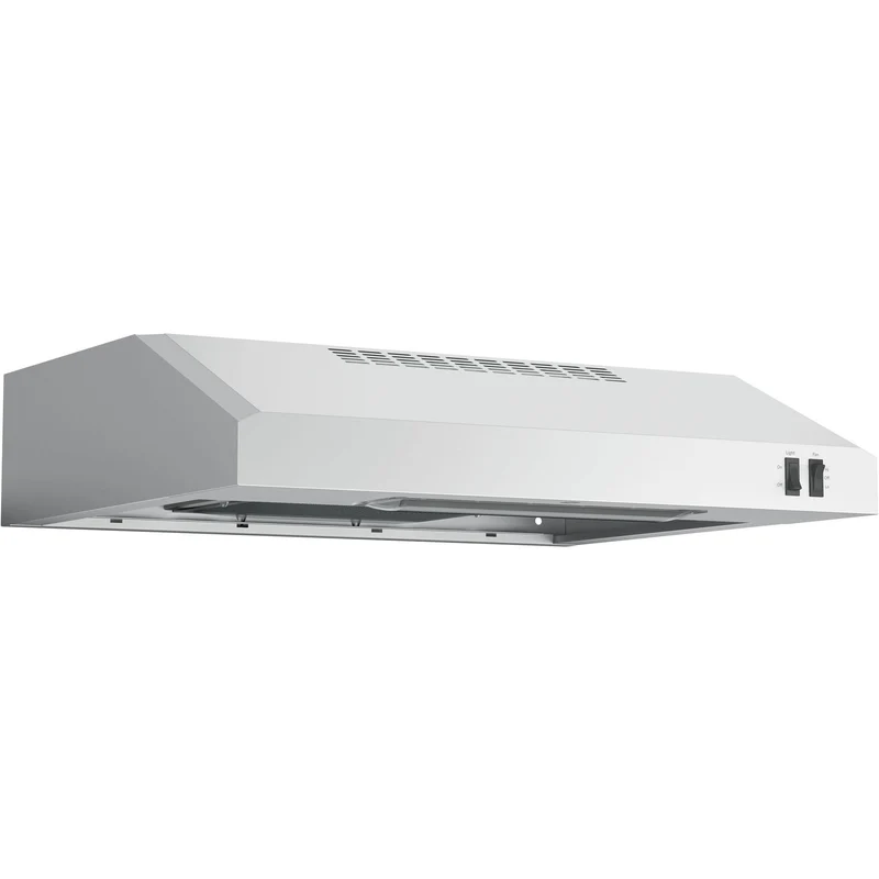 GE Hotte de cuisinière sous le cabinet de 24 po avec 2 vitesses JVX3240SJSSC