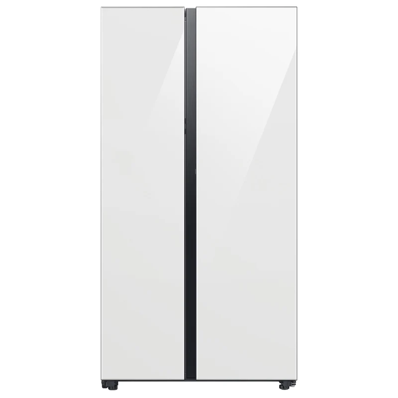 Samsung Réfrigérateur côte-à-côte à profondeur de comptoir Bespoke de 36 pouces, 22,6 pi. cu. avec centre de breuvage RS23CB760012AA